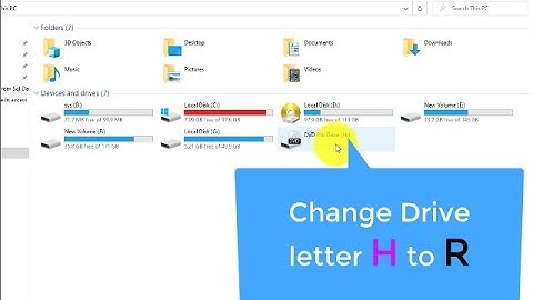 Windows: Change Drive Letter with Command Prompt