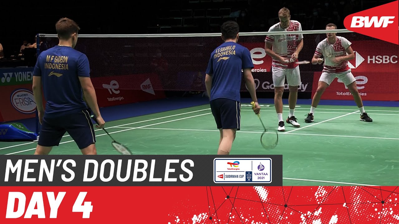 TotalEnergies BWF Sudirman Cup 2021 | Gideon/Sukamuljo (INA) vs Kolding/Søgaard (DEN) | Group C