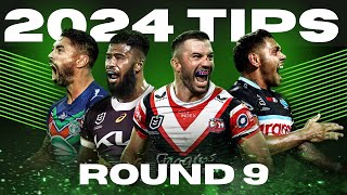 NRL 2024 ROUND 9 TIPS!!