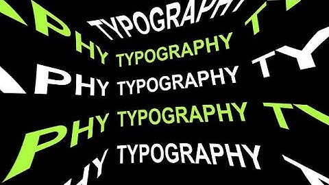 Create a Typography Loop Video - MakeWebVideo.com