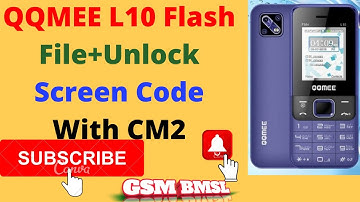 #QQMEE #L10 #Flash #File #Remove Code By #Cm2 1 Click