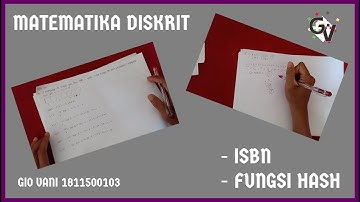 Matematika Diskrit - Cara Mengerjakan Aplikasi Teori Bilangan ISBN & Fungsi HASH