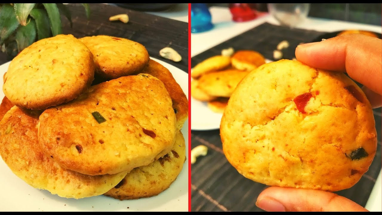 Eggless biscuit recipe by Dolly Singh Pineapple cookies