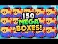 150 MEGA BRAWL BOX OPENING! WE GOT HOW MANY NEW BRAWLERS?! | Brawl Stars | BEST MEGA BOX OPENING!