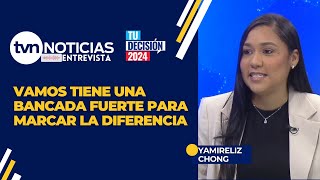 Diputada Yamireliz Chong considera que Vamos tiene una bancada fuerte para hacer la diferencia