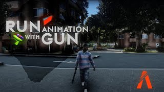 Running with Gun Animations | FIVEM