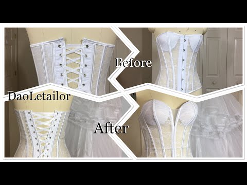 Cắt may áo cưới đẹp như Công Chúa rất dễ DaoLetailor phần 1