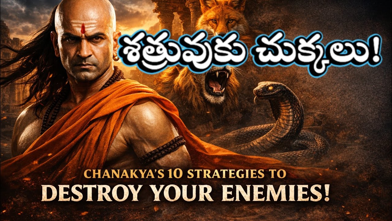 మీ జీవితాన్ని నరకం చేస్తున్నారా? శత్రువుకి చుక్కలు చూపించే చాణక్యుడి 10 సూత్రాలు | Chanakya Neeti|