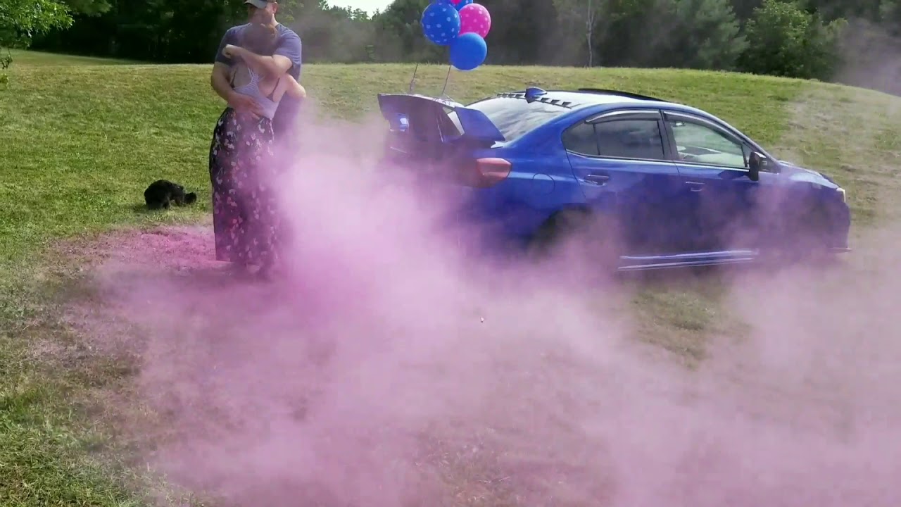 Subaru WRX STI gender reveal!! YouTube