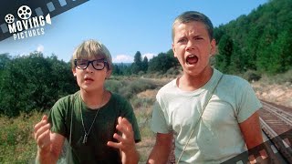 Train Running For Their Lives Stand By Me Wil Wheaton, Jerry Oconnell, River Phoenix