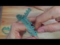 Tatting - Working with One Shuttle, Adding New Thread