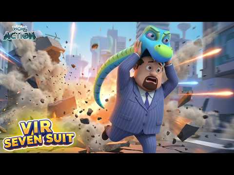 Vir The Robot Boy | Vir The Robot Boy Best Action Scene | Vir Seven Suit Compilation Wow Action