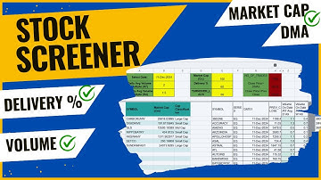 How to Create Powerful Stock Screener in Google Sheet?✅DIY