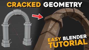 Easy Way to Add Cracks to Your Models - Blender Tutorial