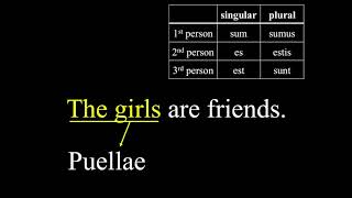 Unit 2 - present tense of sum