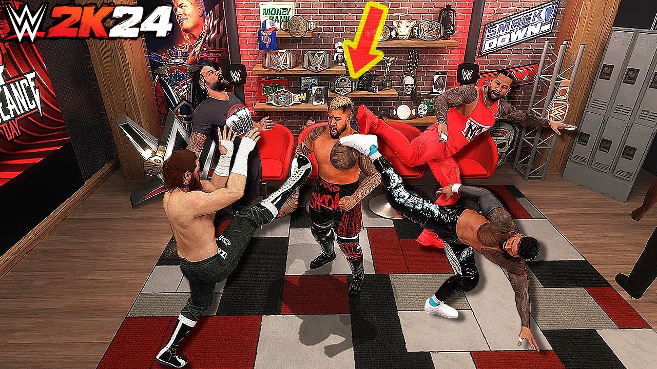 САМЫЕ БЕЗУМНЫЕ комбинации финишеров в WWE 2K24!!!