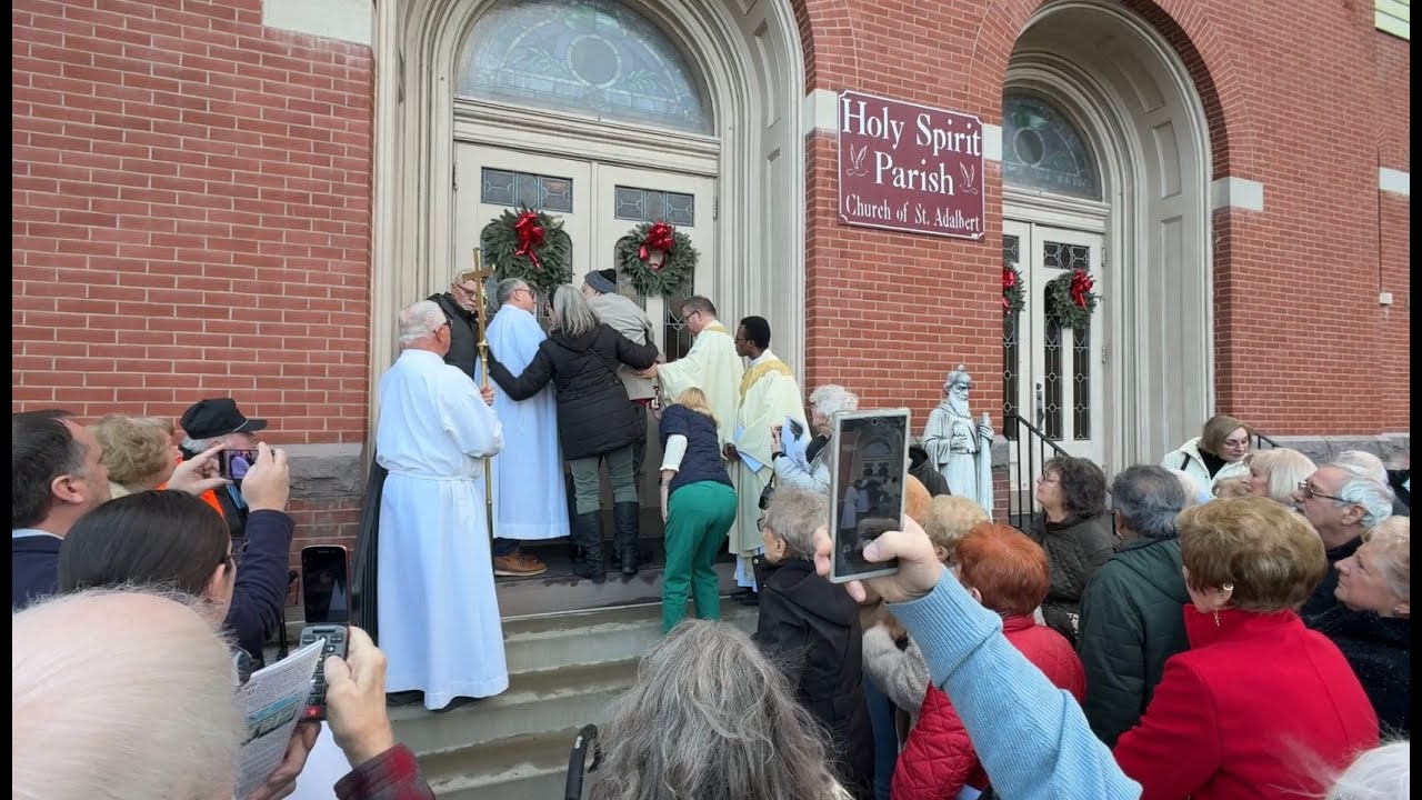 Scenes from the closing Mass of St. Adalbert's in Glen Lyon. 1889-2026