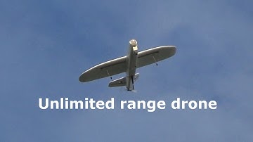 Solar drone unlimited range