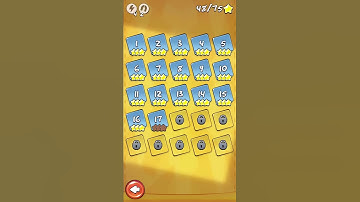 Cut the Rope Experiments 3-17 Sticky Steps, 3Stars