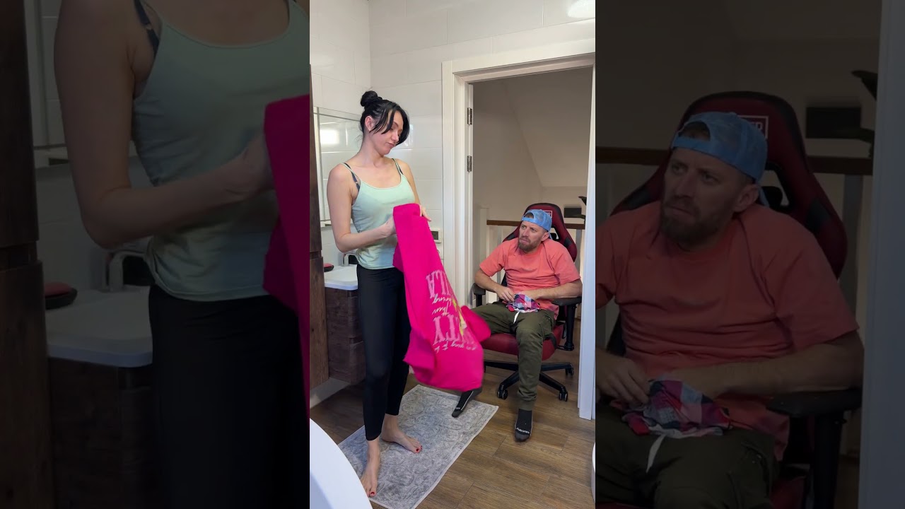 How does she pull that off? Funny family #comedy #couple