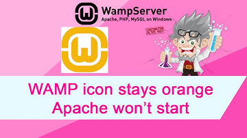 WAMP Icon stays orange   Apache not starting