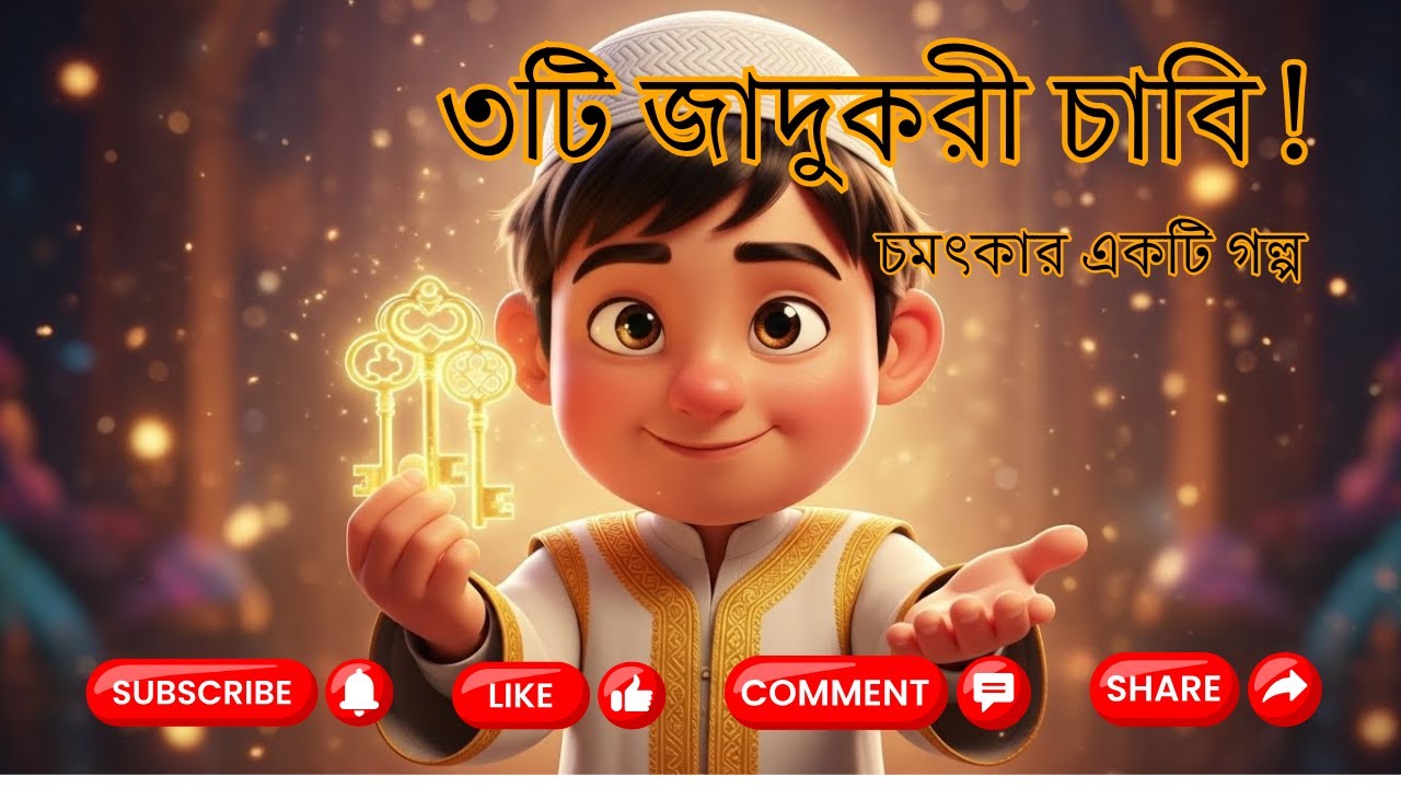আহমেদের ৩টি গুপ্ত চাবি।সোনামণিদের শিক্ষামূলক গল্প । Bengali Moral Stories for Kidsi
