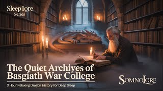 1 Hour Sleep Lore the Quiet Archives of Basgiath War College Relaxing Dragon History for Deep Sleep