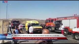 Massive Vehicle Crash in West Bank Kills 7 screenshot 4