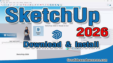 สอน SketchUp 2026 การดาวน์โหลดและติดตั้งโปรแกรม SketchUp 2026 Download And Install SketchUp 2026