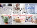 ✨🤍SUNDAY RESET \\ Whole House Clean + Declutter + Planning + Grocery Haul \\ Cleaning Motivation