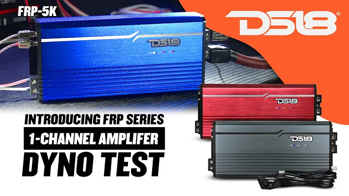 DS18 FRP-5k (DYNO) Compact Full-Range Class D 1-Channel Amplifier 5,000 Watts Rms @ 1-ohm