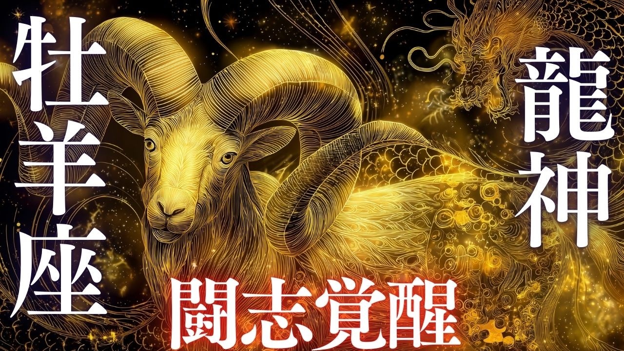 牡羊座×龍神｜焔の闘志エネルギーが目覚める瞬間｜魂を突き動かす覚醒