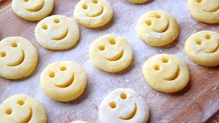 笑脸马铃薯饼 | Homemade Potato Smiley Fries [Happeabites]
