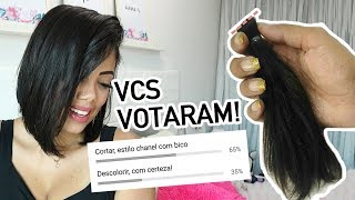 COMO CORTEI MEU CHANEL DE BICO!