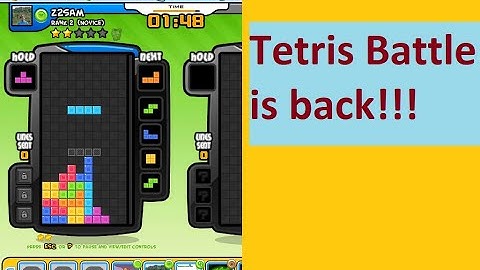 TETRIS BATTLE IS BACK!  - (Watch updated video in description)