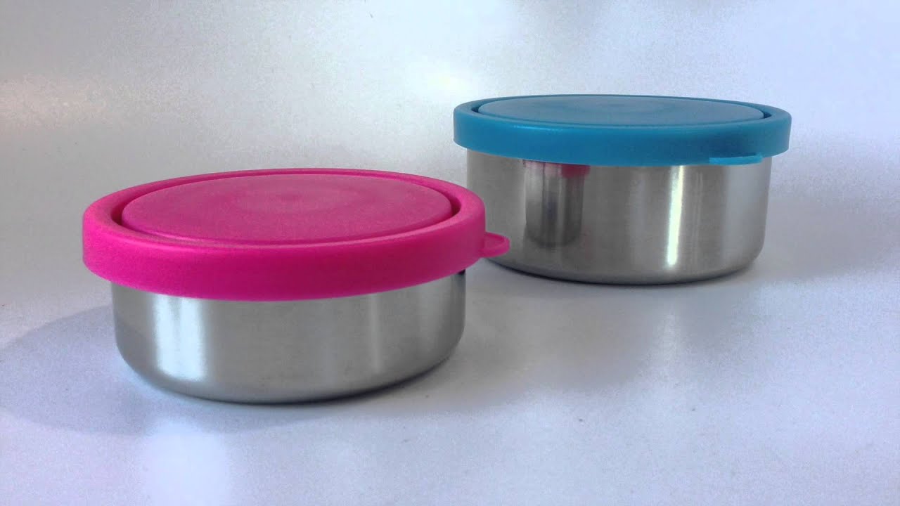 MIRA Lunch Box, Snack Box, Stainless Steel 2 Container Set