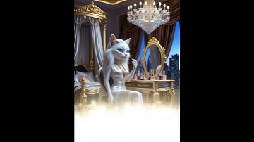Thumbnail of Cat,cutecat,kitten, #youtube #cute #aicat #funny #song