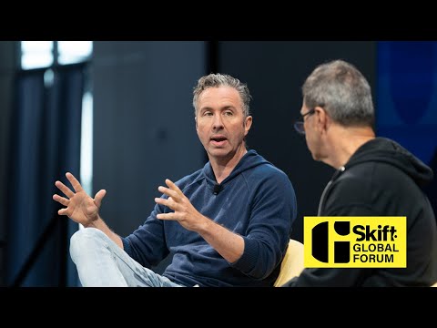 Hopper CEO Frederic Lalonde at Skift Global Forum 2022