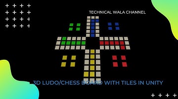 3D LUDO/CHESS BOARD WITH TILES in UNITY 3D | Unity 3D Tutorials