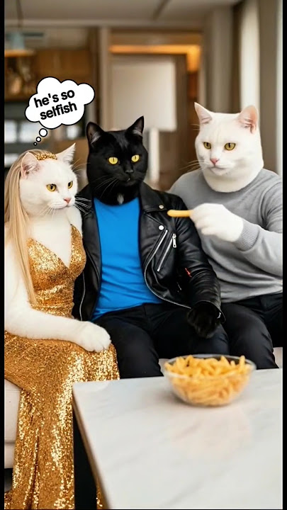 Jealous girlfriend ended a beautiful friendship #poorcat #catshorts #catstory