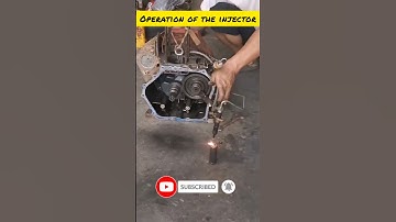 Operation of the injector #short #mechanical #shortsvideo #cars #shorts #tools #engine #motivational
