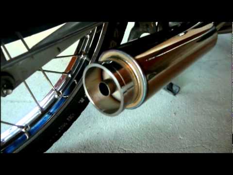 FIカブ】 ウイルズウィン ロッドサイレンサーマフラー - YouTube