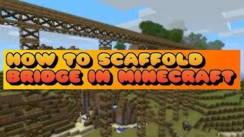 HOW TO SCAFFOLD BRIDGE NO HACKS SO GOOD FOR PVP | Minecraft Bedrock Edition