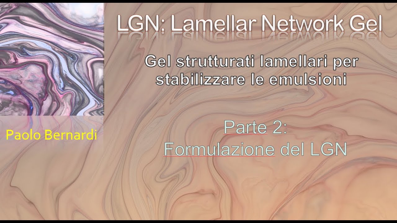 LGN Lamellar Gel Network part 2 - YouTube