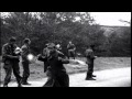 Liberated american pows kick hit and throw things at newly captured german prisostock footage