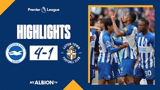 Highlights: Brighton 4 Luton 1