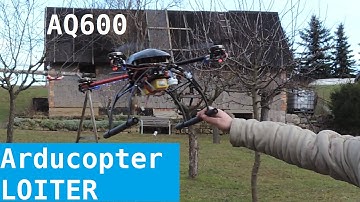 APM 2.5 Arducopter 3.1 Loiter with AQ600 Quadrocopter