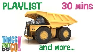 * TRUCKS! TRUCKS! TRUCKS! * | Truck Playlist For Kids | Things That Go TV!