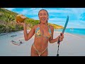 Surviving at sea in remote north australia   coconut hunting  spearfishing  part 2 