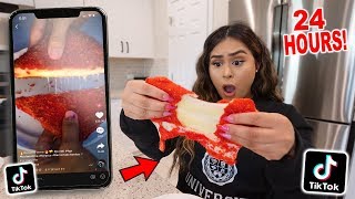 Letting my "for you" page decide what i eat for 24hr! **tik tok food
challenge** part 2 testing life hacks videos-
https://www./watch?v=wau_68durx...